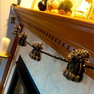 Beaded mini hat garland